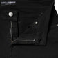 Dolce & Gabbana Black Cotton Skinny Mid Waist Denim Jeans