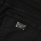 Dolce & Gabbana Black Cotton Skinny Mid Waist Denim Jeans
