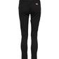 Dolce & Gabbana Black Cotton Skinny Mid Waist Denim Jeans