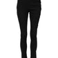 Dolce & Gabbana Black Cotton Skinny Mid Waist Denim Jeans