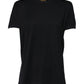 Dolce & Gabbana Black Cotton DG Print Short Sleeve Top T-shirt