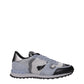 Valentino Garavani Gray Fabric Athletic Sneakers