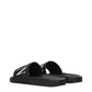 Valentino Garavani Black Cotton Slippers
