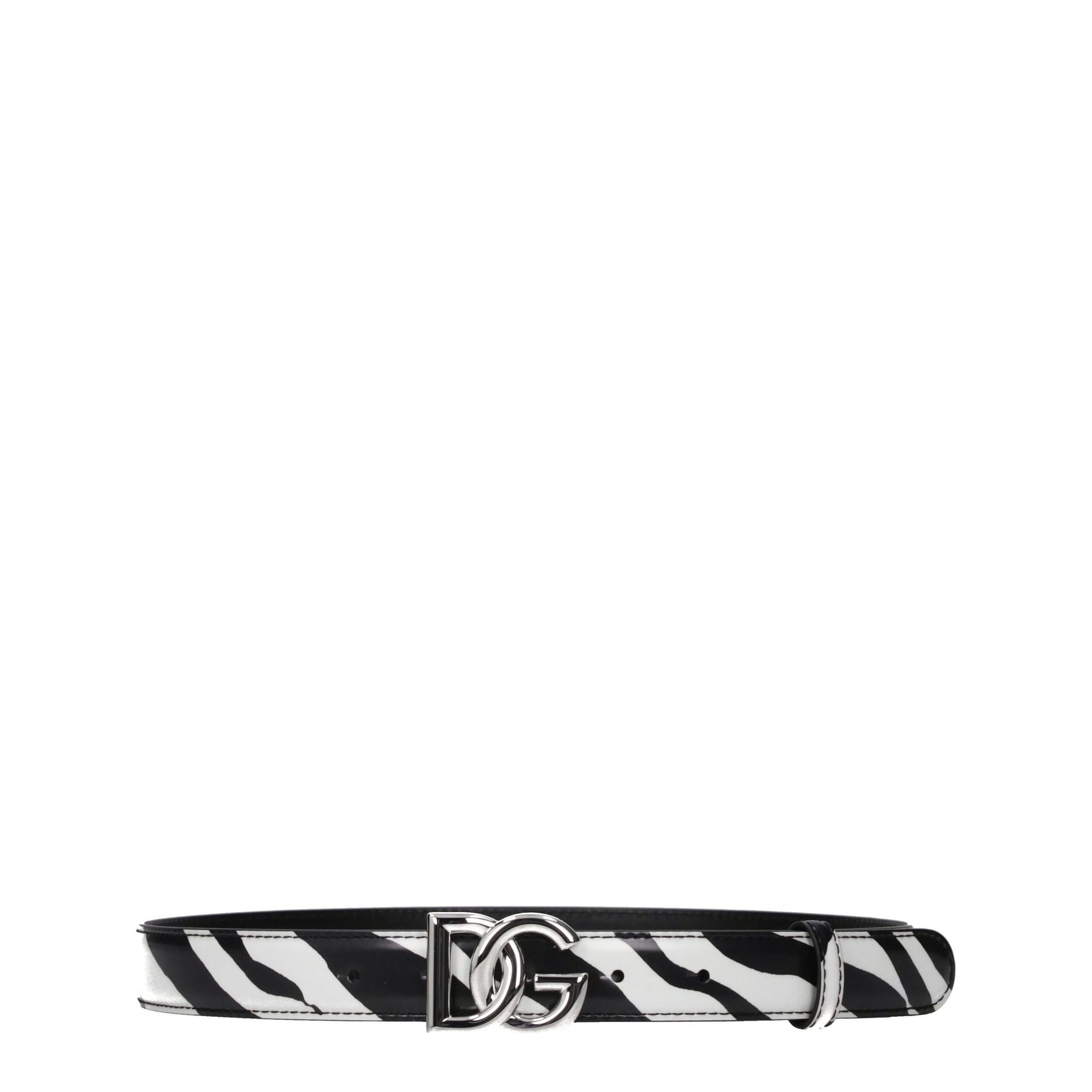 Dolce & Gabbana Black Leather Belts