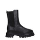 Stuart Weitzman Black Leather Ankle Boots