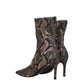 Stella McCartney Brown Leather Ankle Boots