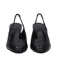 Max Mara Black Leather High Heel Pumps