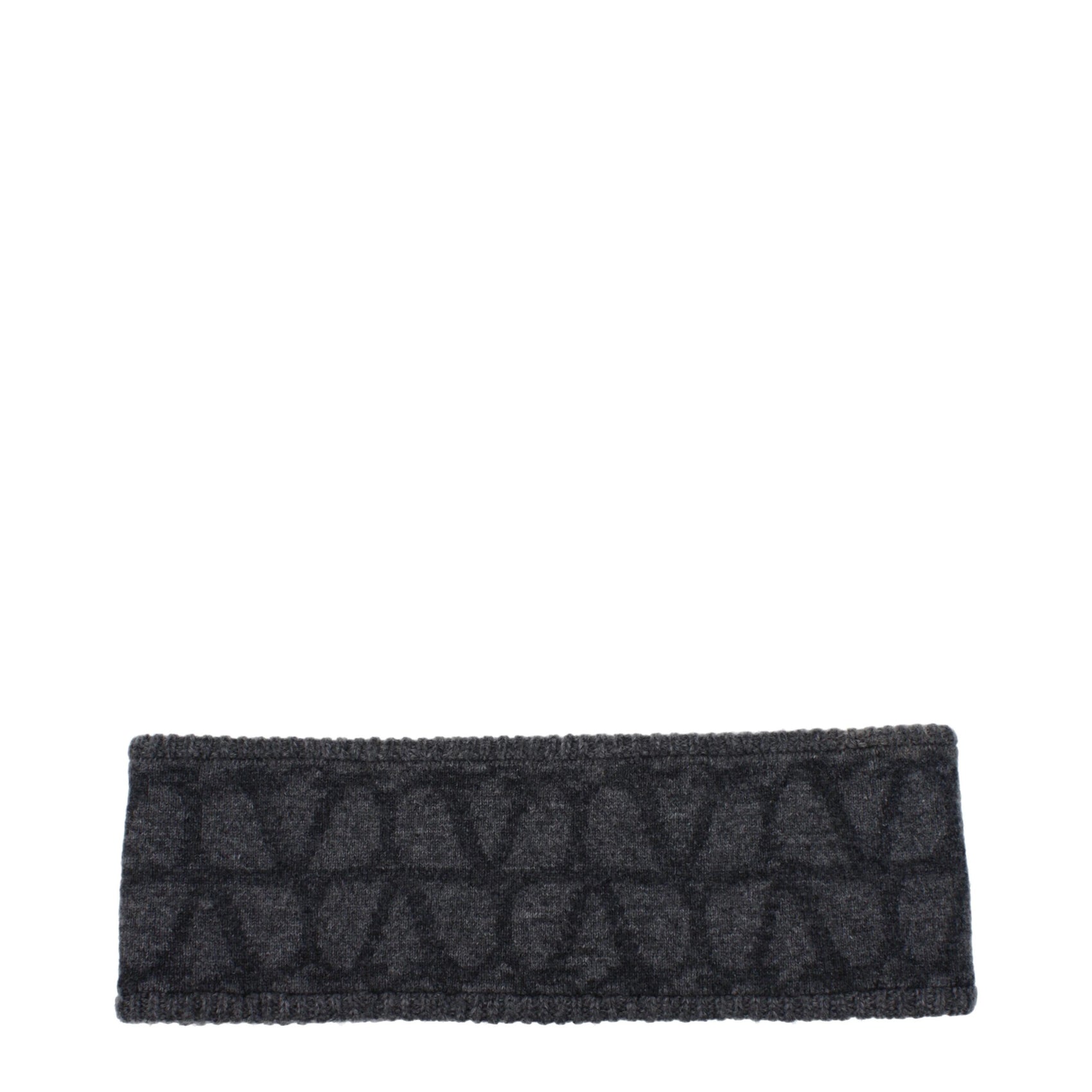 Valentino Garavani Gray Wool Headband