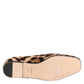 Dolce & Gabbana Brown Leopard Print Crystals Loafers Flats Shoes