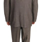 Dolce & Gabbana Brown Single Breasted Wool Suit