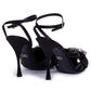Dolce & Gabbana Black Goatskin Sandal