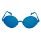 Italia Independent Blue Metal Sunglasses