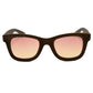 Italia Independent Brown Acetate Sunglasses