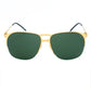 Italia Independent Gold Metal Sunglasses