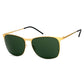 Italia Independent Gold Metal Sunglasses