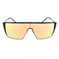 Italia Independent Brown Metal Sunglasses