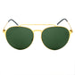 Italia Independent Gold Metal Sunglasses