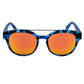 Italia Independent Blue Acetate Sunglasses