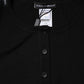 Dolce & Gabbana Black Cotton Henley Short Sleeves Top T-shirt