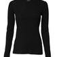 Dolce & Gabbana Black Cotton Knit Round Neck Long Sleeves T-shirt
