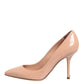 Dolce & Gabbana Beige Patent Leather Stiletto Heel Pump  Shoes