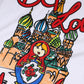 Dolce & Gabbana White DG Loves Moscow Cotton Crew Neck T-shirt