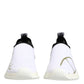 Dolce & Gabbana White Black Low Top Sorrento Sneakers Shoes