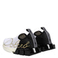 Dolce & Gabbana White Black Low Top Sorrento Sneakers Shoes