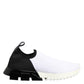 Dolce & Gabbana White Black Low Top Sorrento Sneakers Shoes