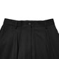 Dolce & Gabbana Black Zip Detailed Wool Straight Leg Pants