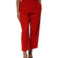 Dolce & Gabbana Red HighWaist Straight Women Trouser Pants