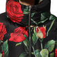 Dolce & Gabbana Multicolor Floral Puffer Coat Full Zip Jacket