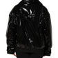 Dolce & Gabbana Black Polyester Quilted Puffer Coat Jacket