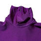 Dolce & Gabbana Purple Nylon Turtleneck Bodycon Jumpsuit Dress