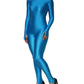 Dolce & Gabbana Blue Nylon Turtleneck Bodycon Jumpsuit  Dress