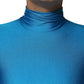 Dolce & Gabbana Blue Nylon Turtleneck Bodycon Jumpsuit  Dress