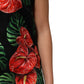 Dolce & Gabbana Black Floral Lace Trim Chemise Lingerie Dress