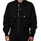 Dolce & Gabbana Black Patch Pocket Full Zip Bomber Jacket