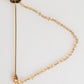 Dolce & Gabbana DG Crown Gold Chain Mens Accessories Brooch Lapel Pin