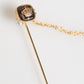 Dolce & Gabbana DG Crown Gold Chain Mens Accessories Brooch Lapel Pin