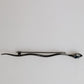 Dolce & Gabbana Black Brass Crystal Spilla Serpente Mens Brooch Pin
