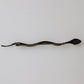 Dolce & Gabbana Black Brass Crystal Spilla Serpente Mens Brooch Pin