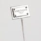 Dolce & Gabbana Silver Tone Logo Plaque Lapel Men Accessory Brooch Pin