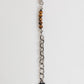 Dolce & Gabbana Silver Chain Brass Beaded Lobster Clasp Logo Men Bracelet
