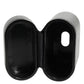 Dolce & Gabbana Black Leather Logo Print Flip Holder Men Airpods Case