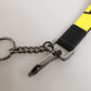 Dolce & Gabbana Yellow Logo Nylon Silver Brass Holder Keychain Keyring