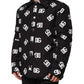 Dolce & Gabbana Black DG Monogram Nylon Windbreaker Jacket