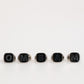 Dolce & Gabbana Silver Tone Brass Lettering Set 5 Pieces Adjustable Ring