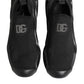 Dolce & Gabbana Black Slip On Wave Low Top Men Sneaker Shoes