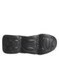 Dolce & Gabbana Black Slip On Wave Low Top Men Sneaker Shoes